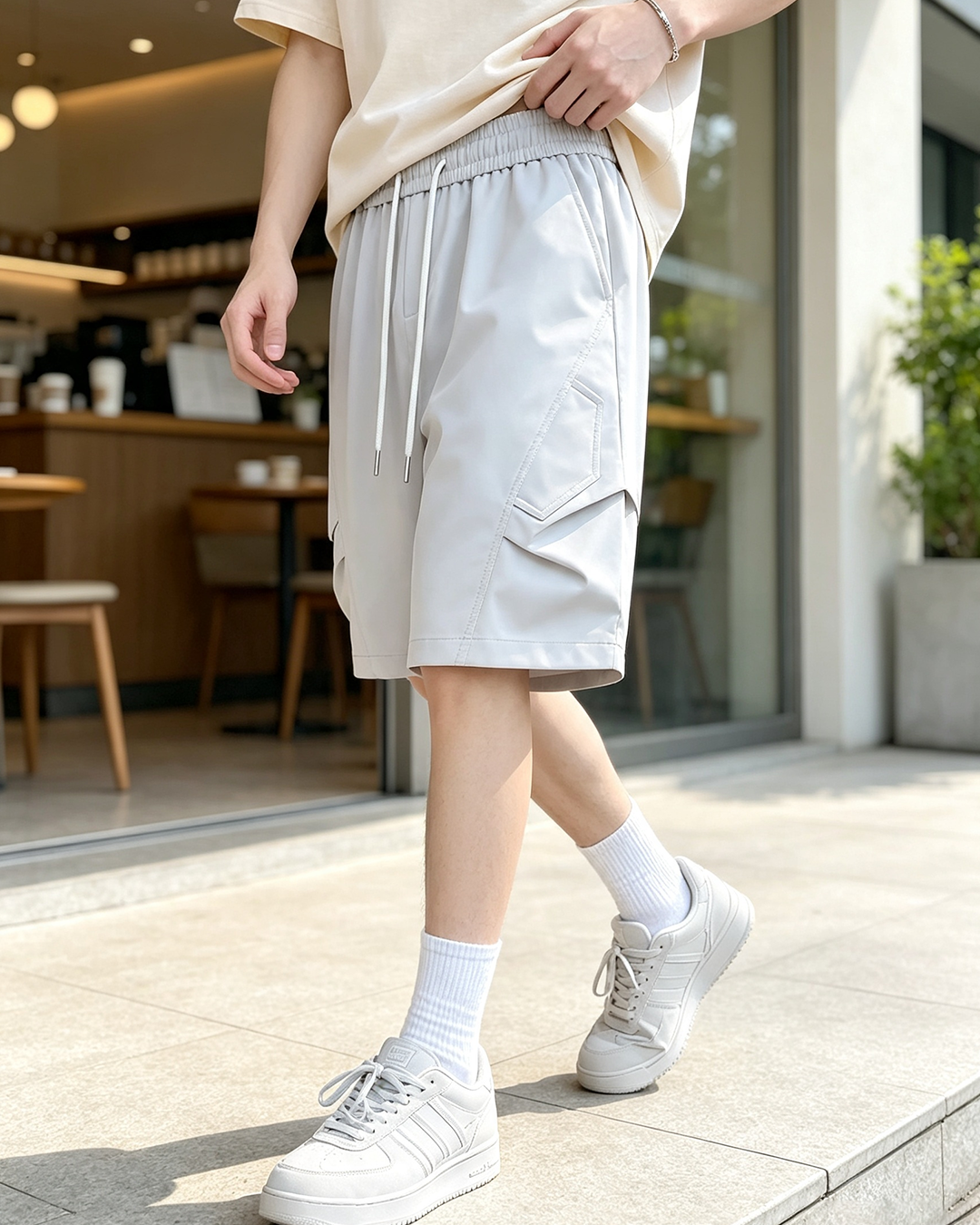 Men Quick Dry Cargo Shorts